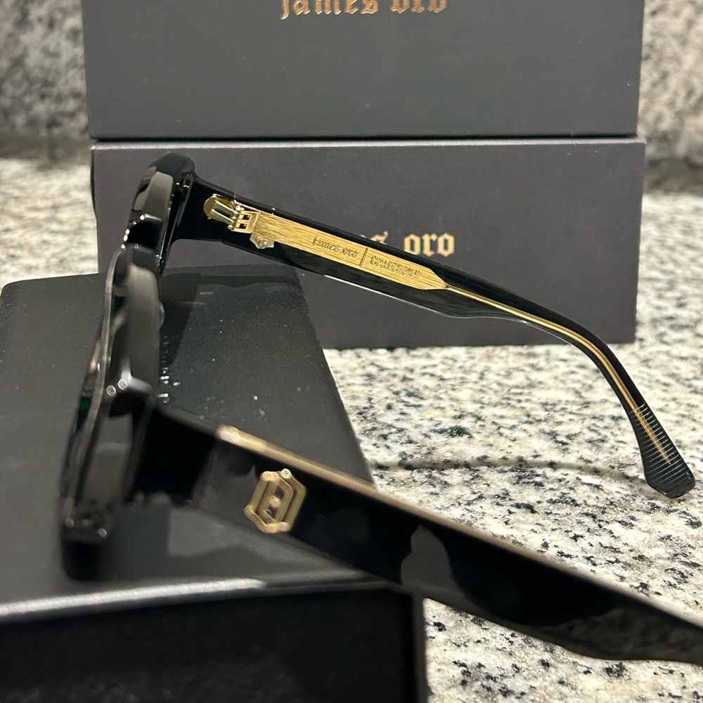 JAMES ORO BLUE TINT SUNGLASSES